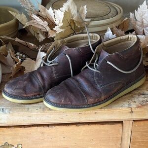Clark’s Brown Leather Classic Chukka Boots Men’s Size 10